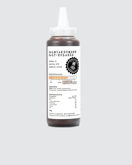 Salmiakbomben Salt-Kolasås