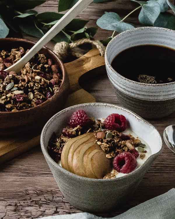 Granola med lakrits och ingefära