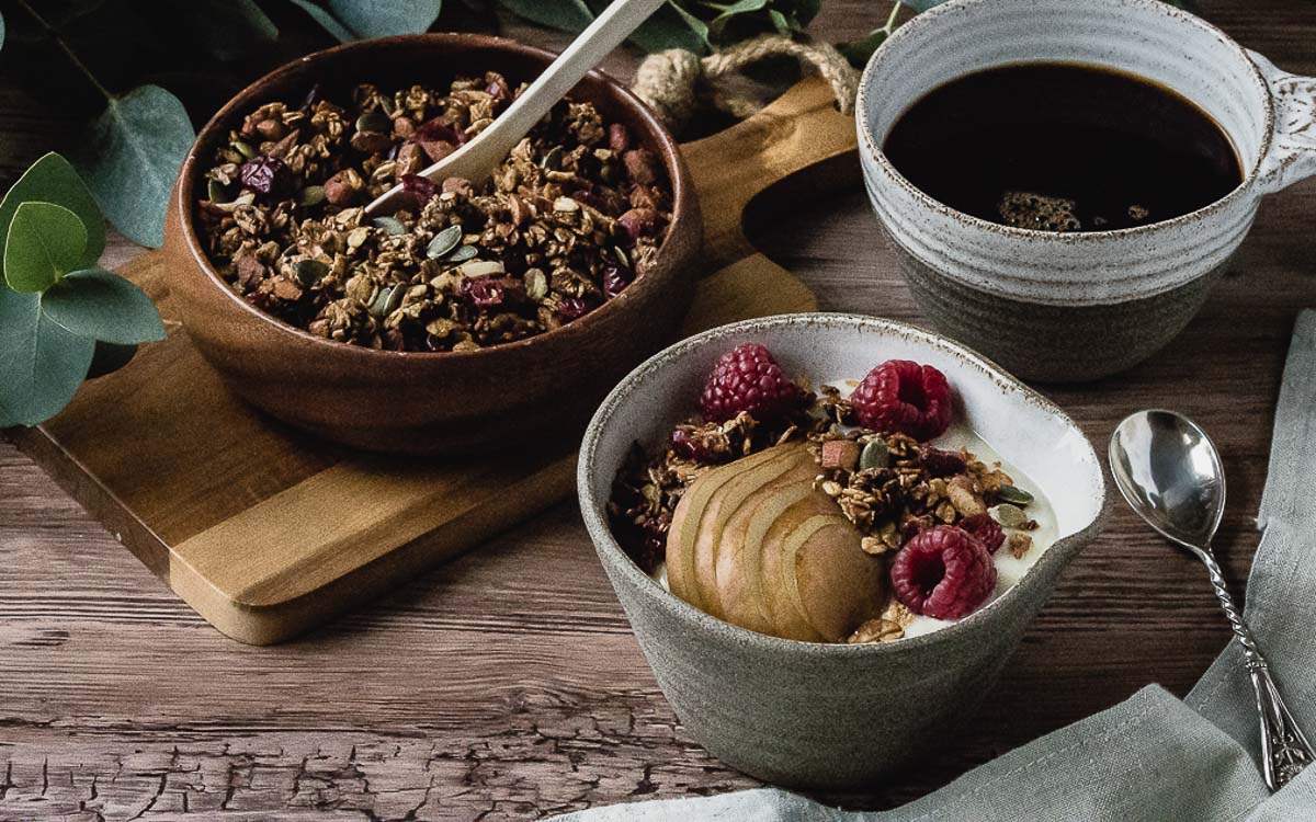 Granola med lakrits och ingefära