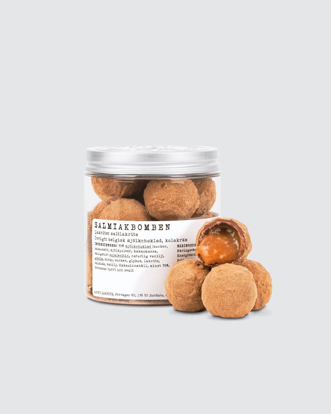 Salmiakbomben 12-pack i gruppen Lakrits med choklad hos Haupt Lakrits AB (100170122)
