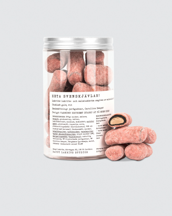 Heta Svenskjävlar! i gruppen Lakrits med choklad hos Haupt Lakrits AB (100170001)