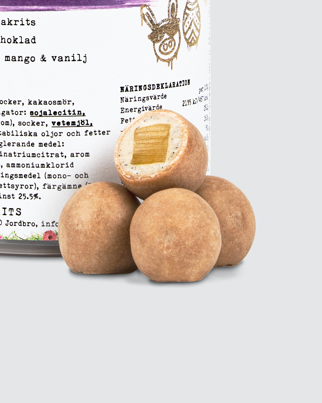 Äggcellent Mango i gruppen Lakrits med choklad hos Haupt Lakrits AB (100170178)