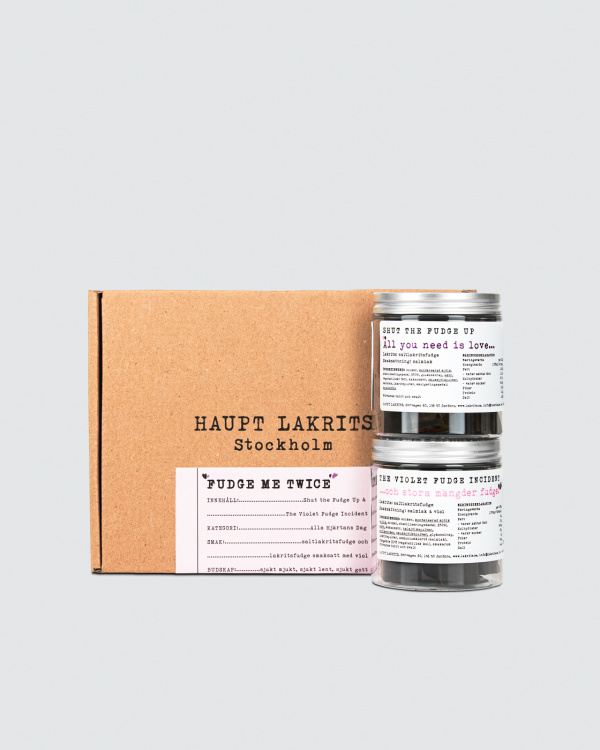 Fudge me twice i gruppen Alla Hjärtans Dag hos Haupt Lakrits AB (100170219)