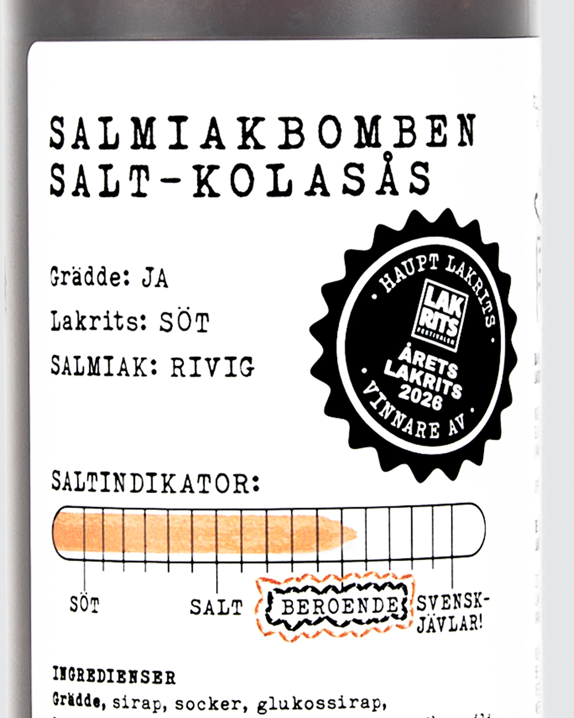 Salmiakbomben Salt-Kolasås i gruppen Högtider / Högtider - Halloween hos Haupt Lakrits AB (100170233)